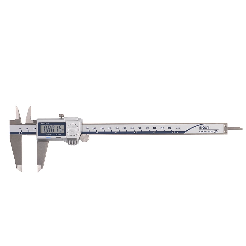 Picture of Mitutoyo 500-763-20 0-8 in. SPC IP67 Absolute Coolant Proof Caliper