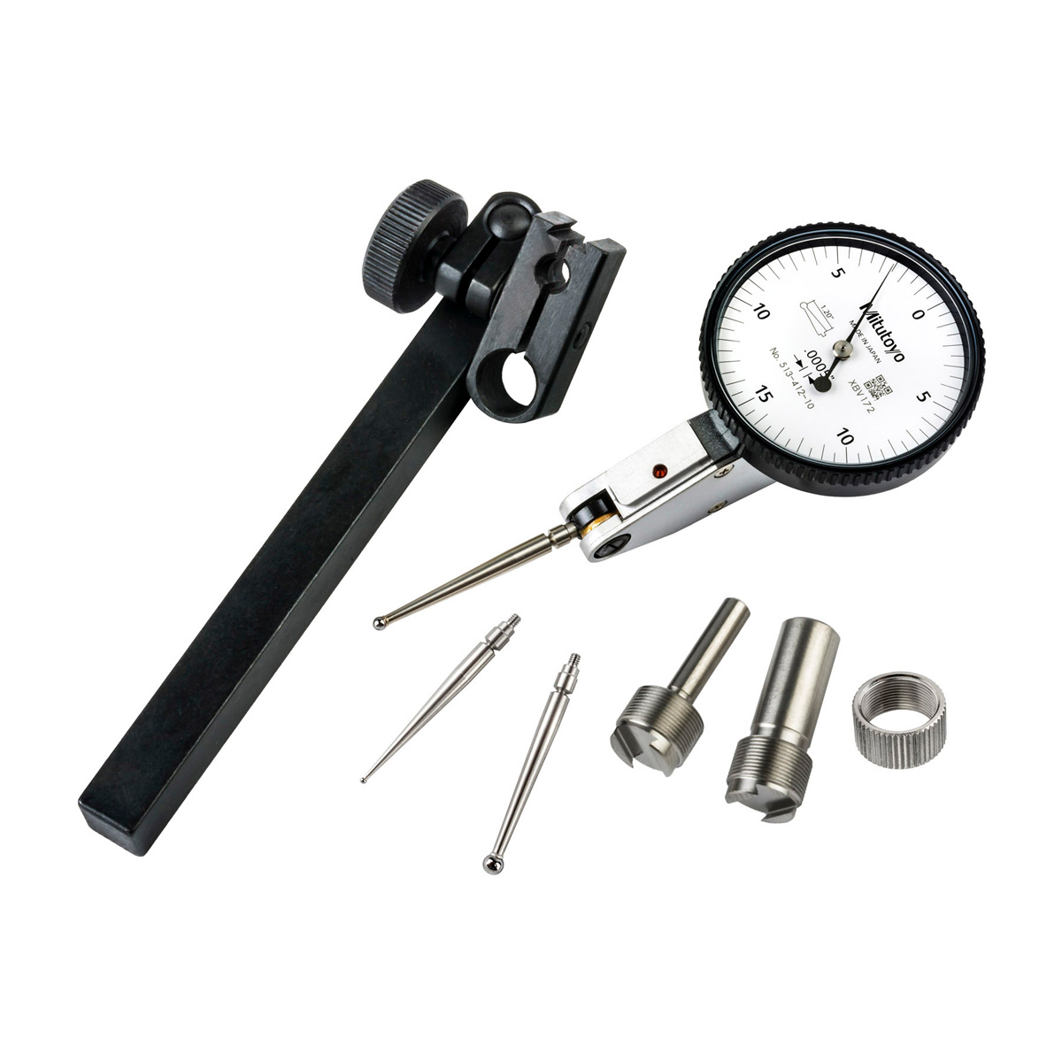 Dial Test Indicator Full Set with Standard 0.03 in Long