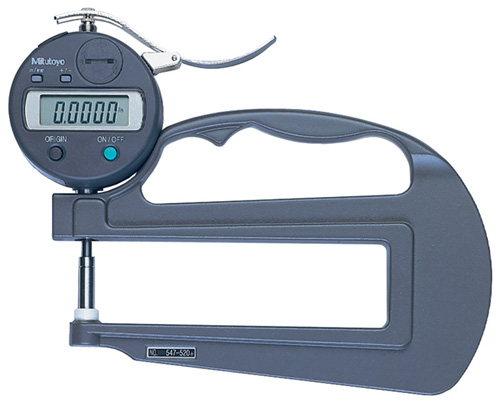 0.47 in. Thickness Gage with 12 mm Deep Throat Flat Anvil