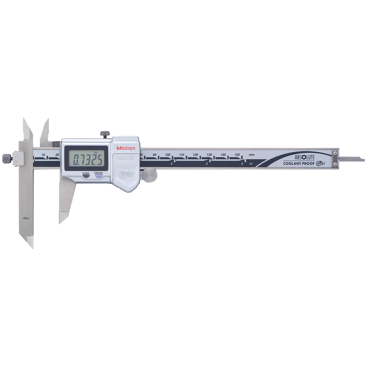 573-701-20 0-6 in. Absolute Offset Caliper with 150 mm Range SPC IP67 Output