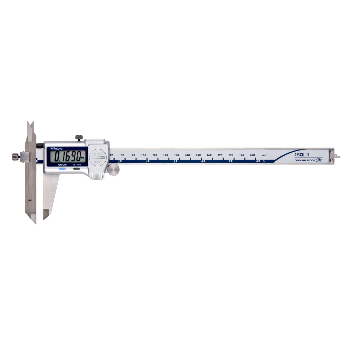 573-702-20 0-8 in. Absolute Offset Caliper with 200 mm Range SPC IP67 Output