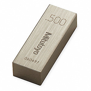 0.50 in. Rectangular Steel ASME Grade 0 Gage Block
