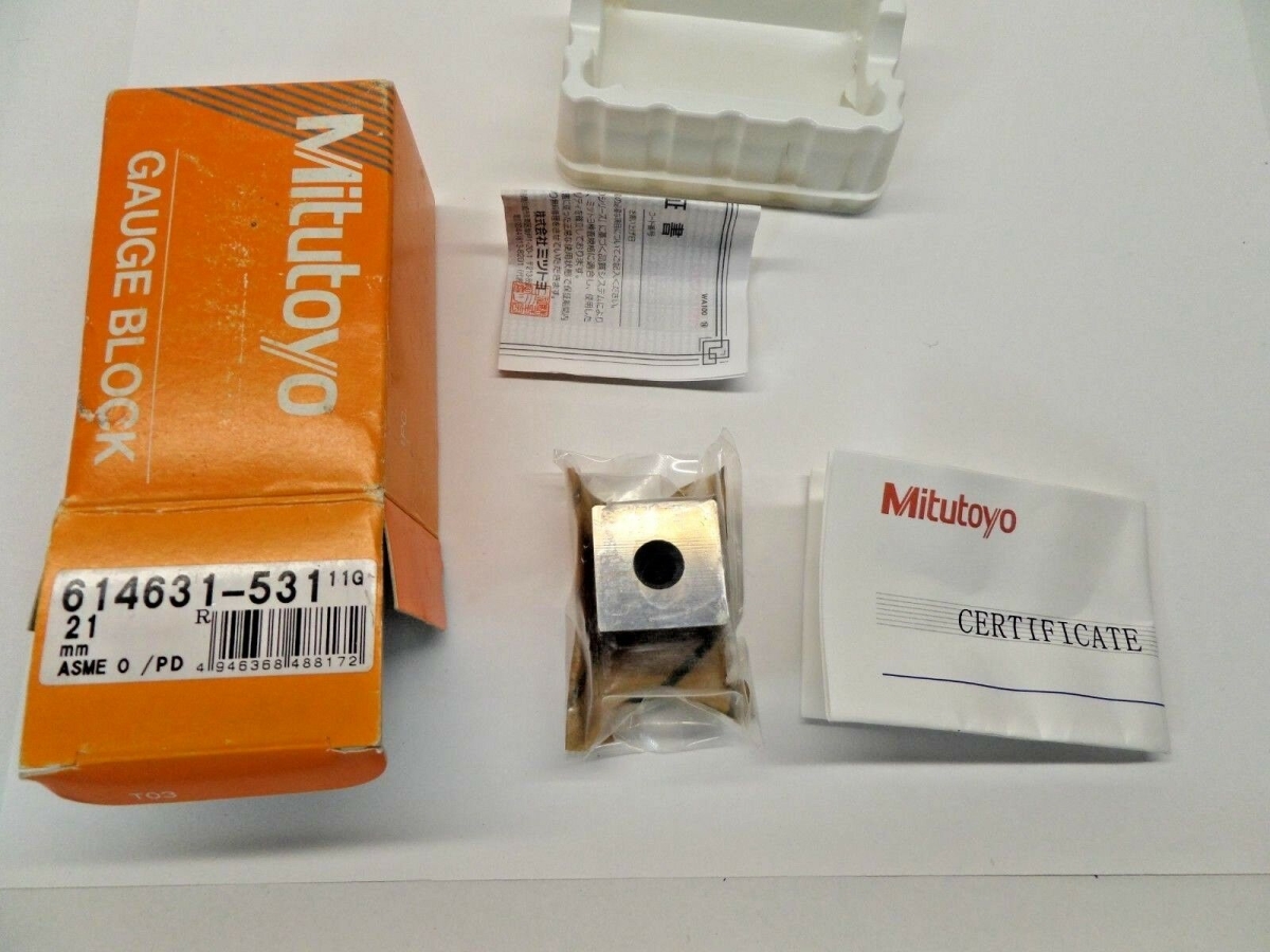 21 mm Square Steel AS-0 Gage Block