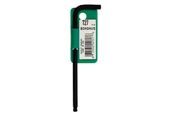 11708 T8 Ball Star L-Wrench - Tagged & Barcoded - 2.6 in.