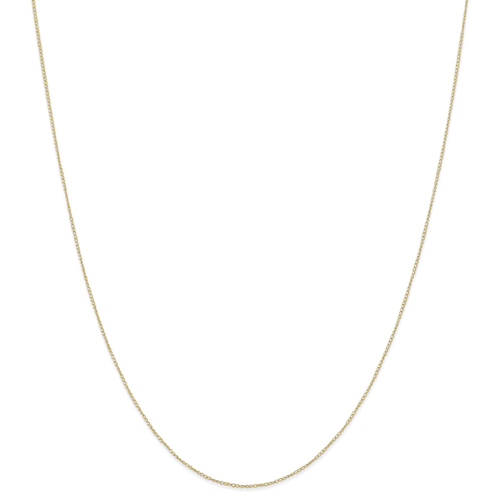 Picture of Finest Gold 0.42 mm x 18 in. 10K Yellow Gold Carded Curb Chain