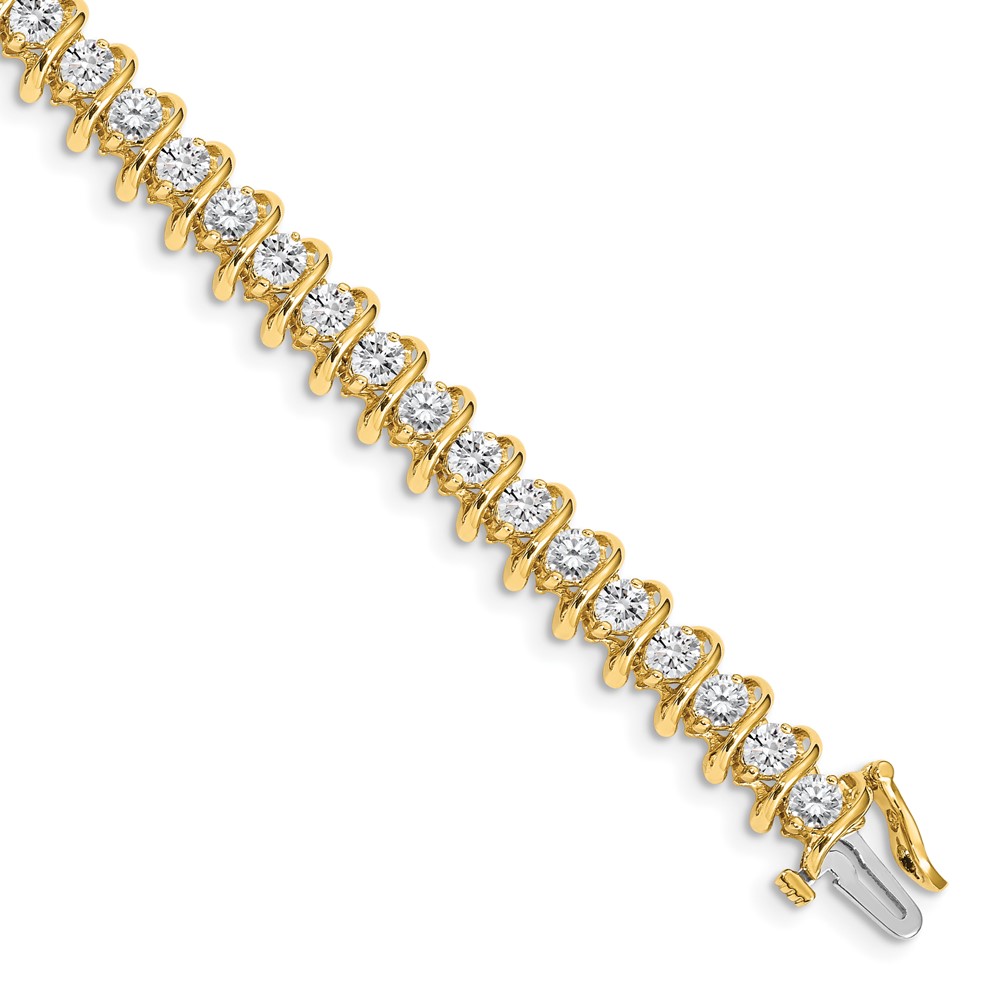 Picture of Finest Gold 14K 3.3 mm Diamond Tennis Bracelet Mounting