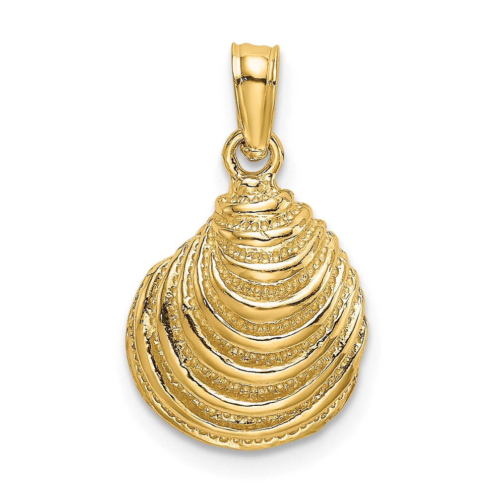 Picture of Finest Gold 10K Yellow Gold Clam Shell Charm