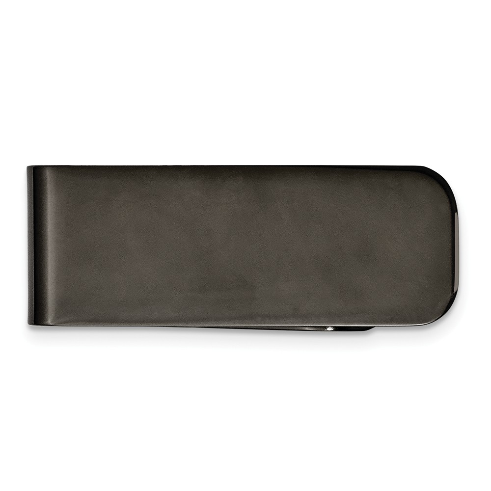 Picture of Chisel SRM117 Stainless Steel Polished Black IP-Plated Money Clip