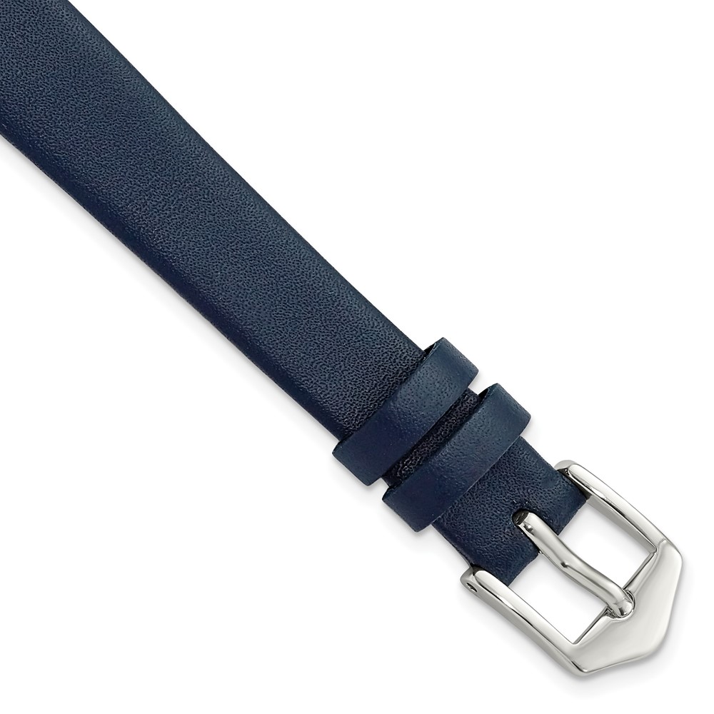 Picture of Quality Gold BA536-12 12 mm Gilden Navy Blue Classic Calfskin Watch Band