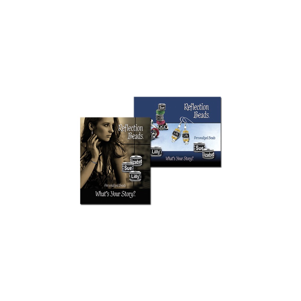 Picture of Displays QRSPOSTER9 8 x 10 in. Reflections Bead Photos - Set of 2