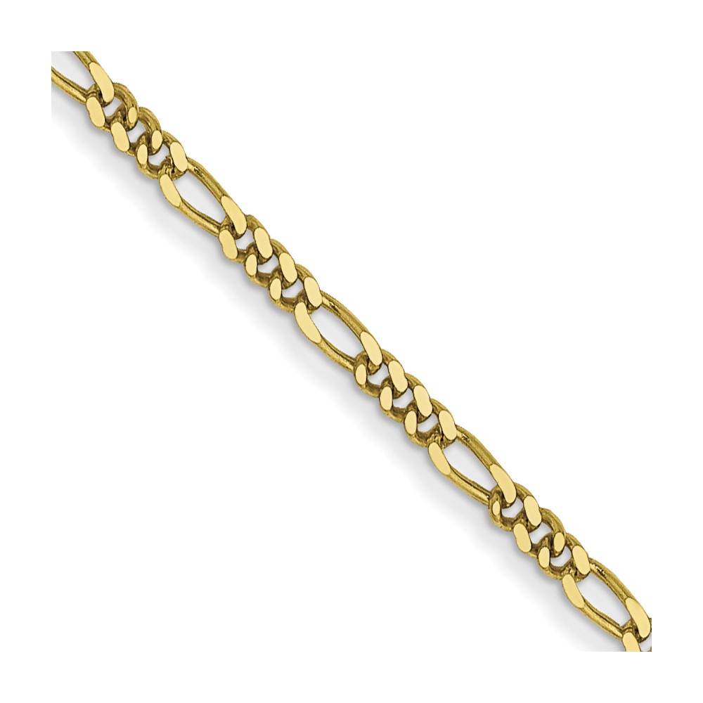 Gold Classics(tm) 10kt. 1.25mm 20in. Flat Figaro Chain -  Fine Jewelry Collections, 10PE7-20