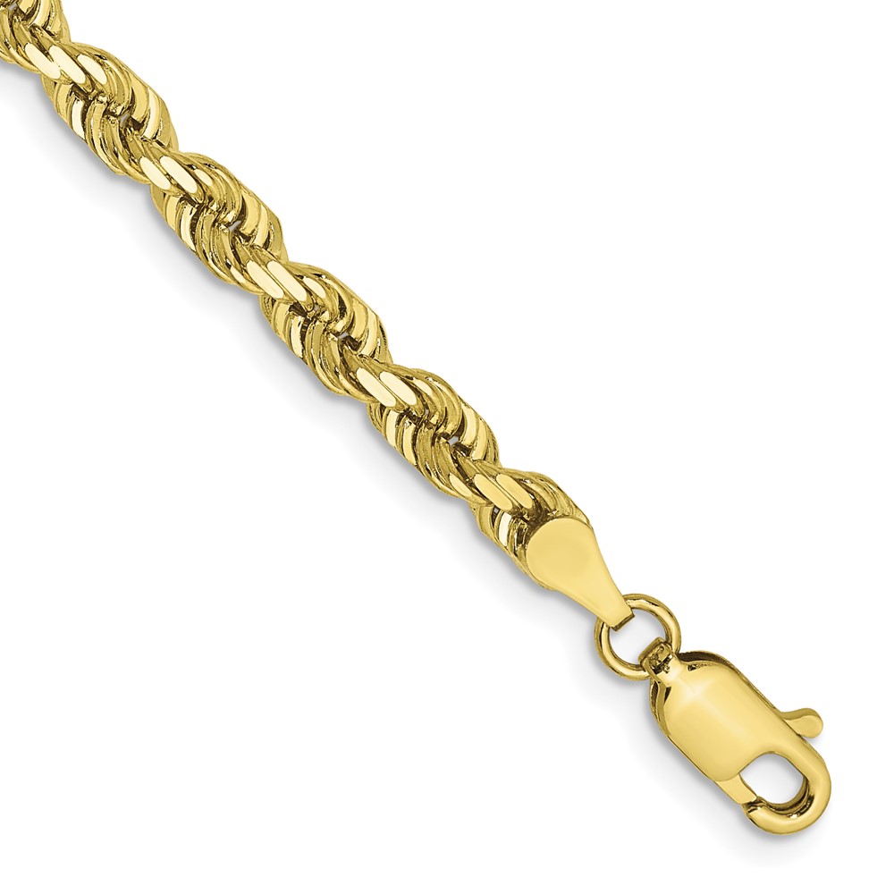 Picture of Finest Gold 10K 4 mm D-C Quadruple Rope Chain