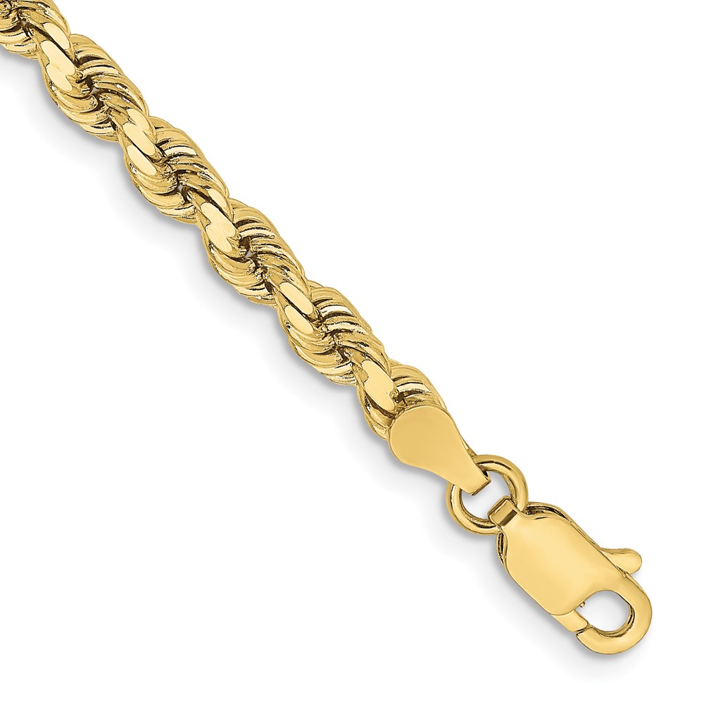 Picture of Finest Gold 10K 3.75 mm Diamond-cut Rope Chain