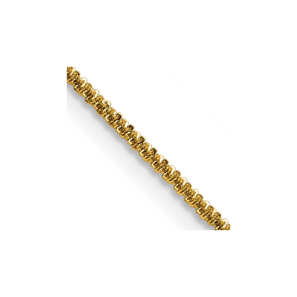 Picture of Finest Gold Stainless Steel Polished Yellow IP-Plated 1.7 mm Cyclone 20 in. Chain