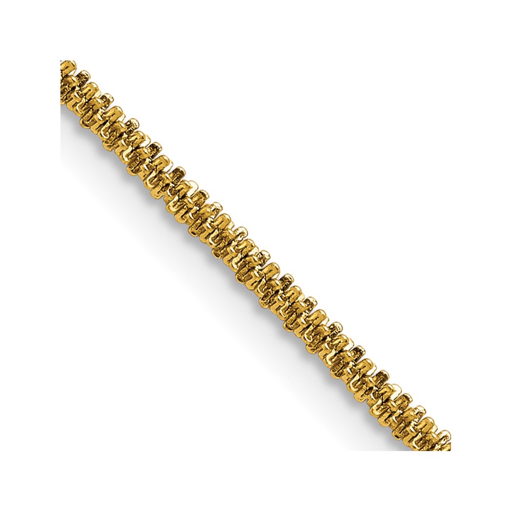 Picture of Finest Gold Stainless Steel Polished Yellow IP-Plated 2.2 mm Cyclone 20 in. Chain