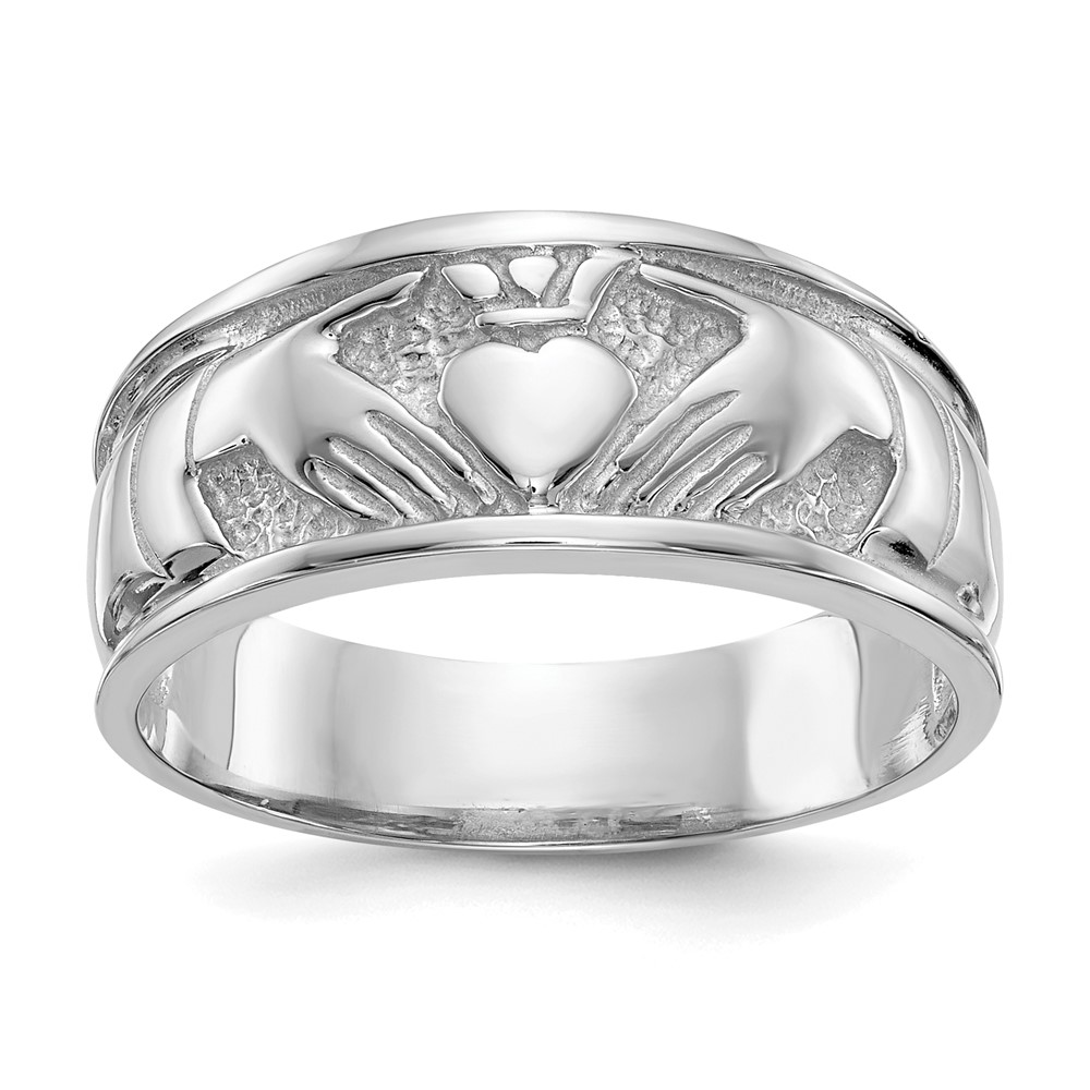 Gold Classics(tm) 14k. White Gold Claddagh Ring -  Fine Jewelry Collections, K5119