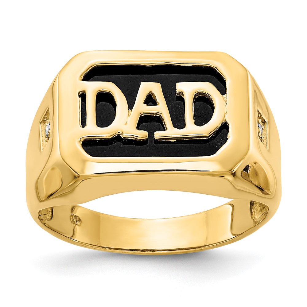 Picture of Finest Gold 14K Dads Ring Mounting