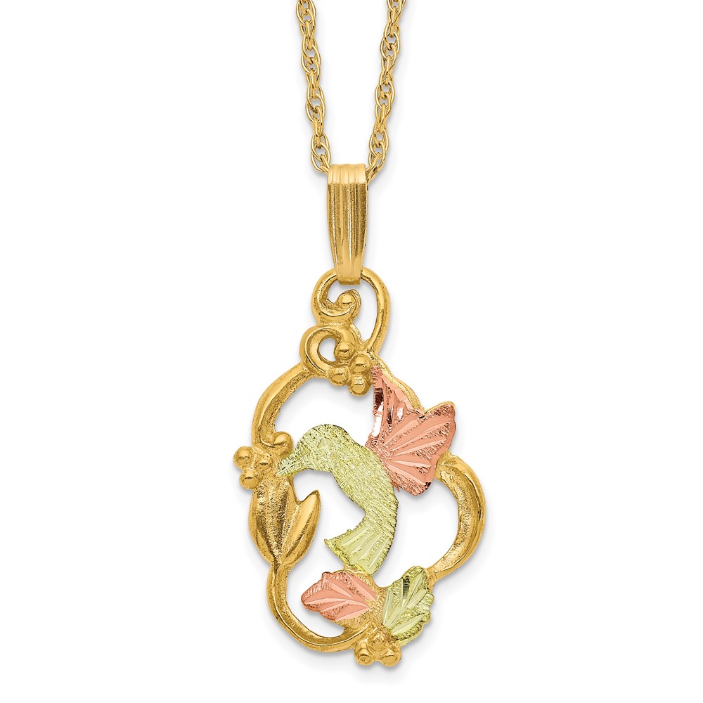 Picture of Finest Gold 10k Tri-Color Black Hills Gold Necklace