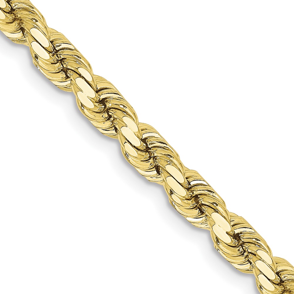 Picture of Finest Gold 4.25 mm 10k Diamond-Cut Rope Chain