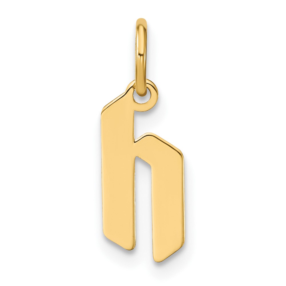 Picture of Quality Gold 14K Lowercase Letter H Initial Pendant