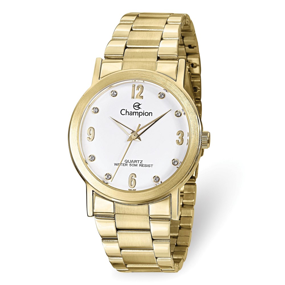 Picture of Finest Gold Champion Round Dial Gold-tone Watch