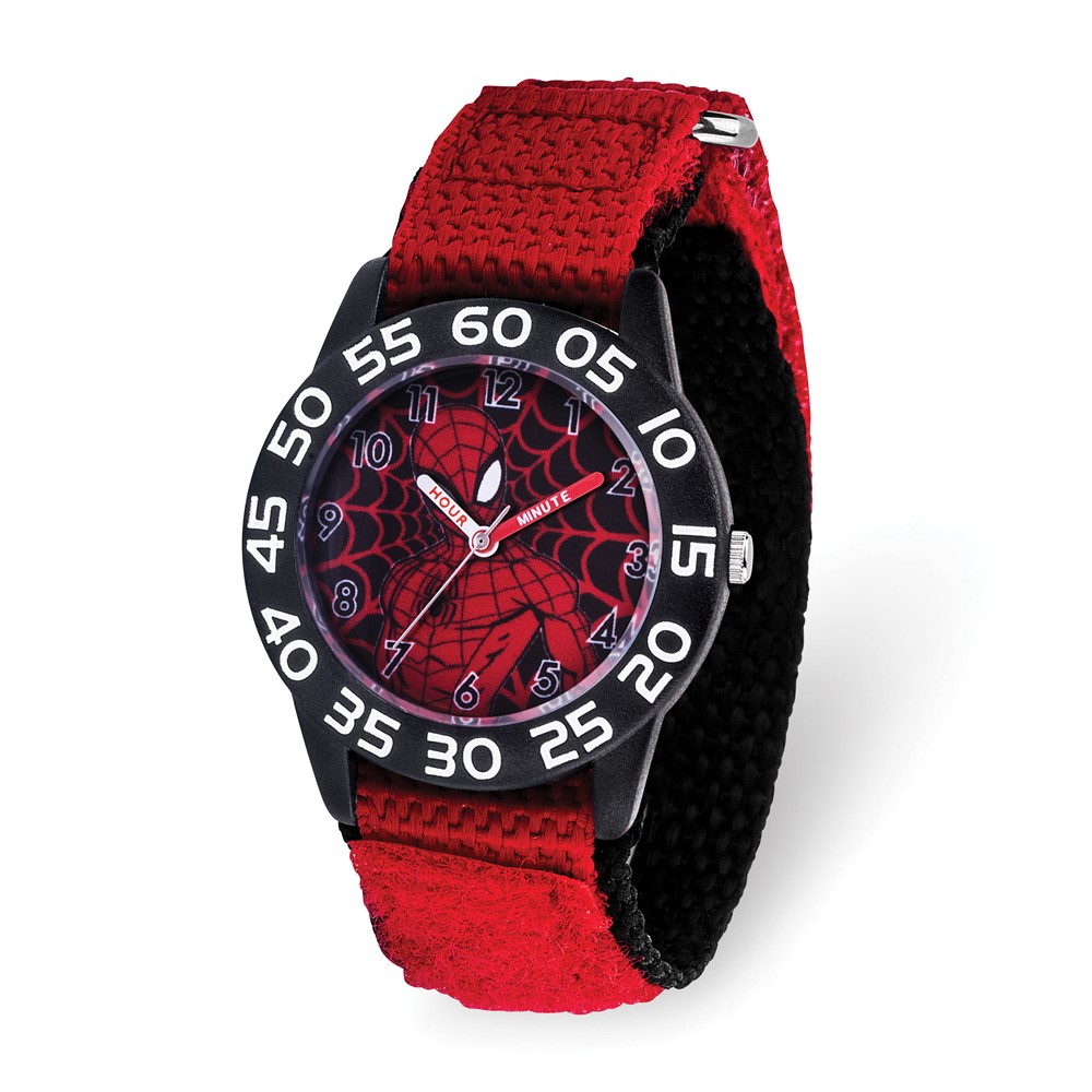 Picture of Finest Gold Marvel Spider-man Black &amp; Red Time Teacher Watch