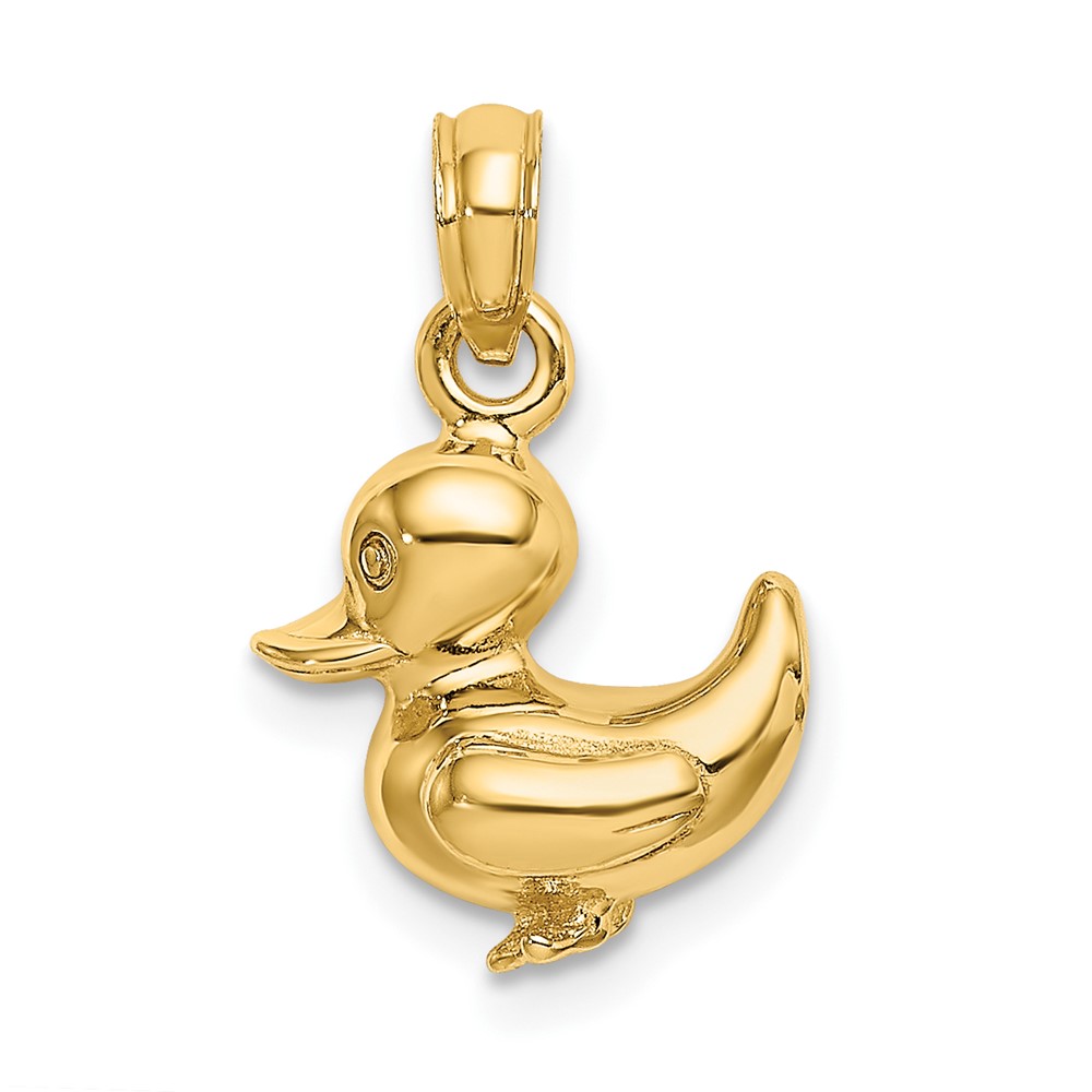 Picture of Finest Gold 10K 3-D Duckling Charm