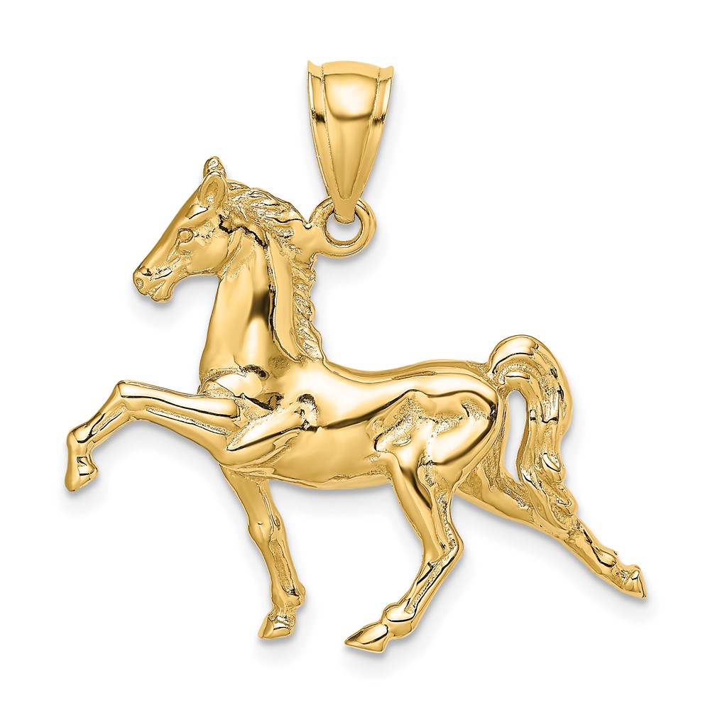 Picture of Finest Gold 10K 3-D Tennessee Walking Horse Charm