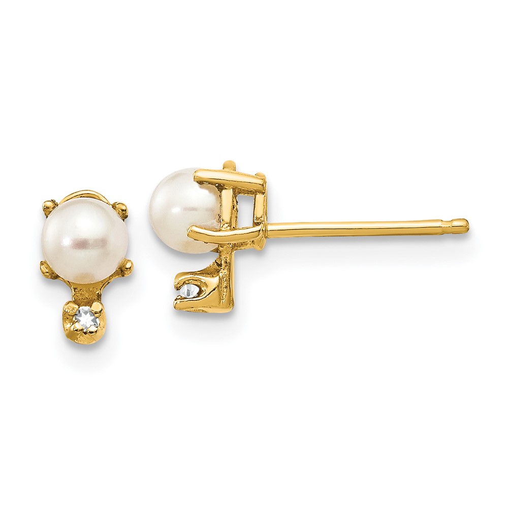 Gemstone Classics(tm) 14kt. Yellow Gold June Stud Earrings -  Fine Jewelry Collections, XBE185