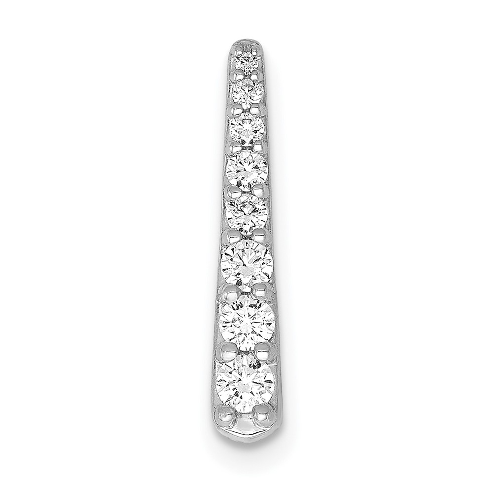 Picture of Quality Gold 14K White Gold 0.25CT Diamond Fancy Chain Slide
