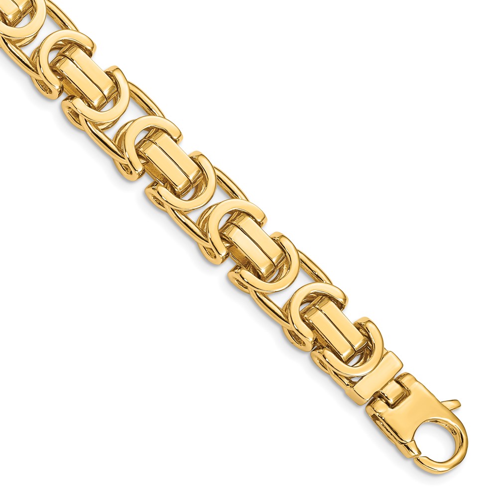 Picture of Finest Gold 10.1 mm 14K Hand-polished Fancy Link Bracelet
