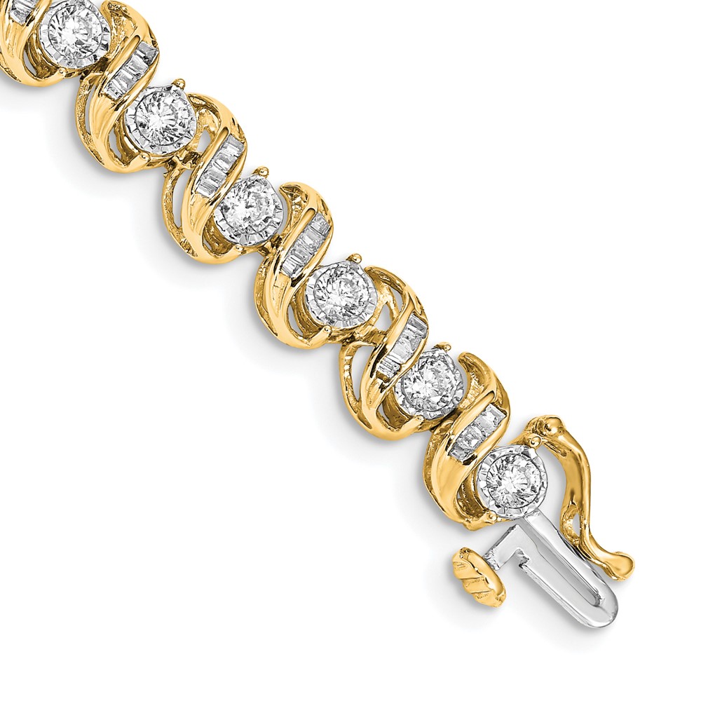 Picture of Finest Gold 14K Diamond Bracelet