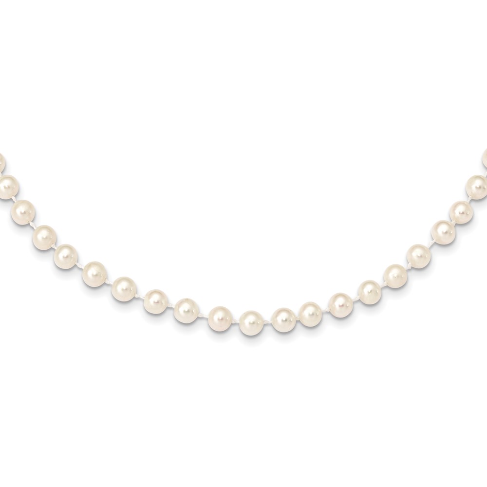 Picture of Finest Gold 5-6 mm White Near Round Freshwater Cultured Pearl Necklace