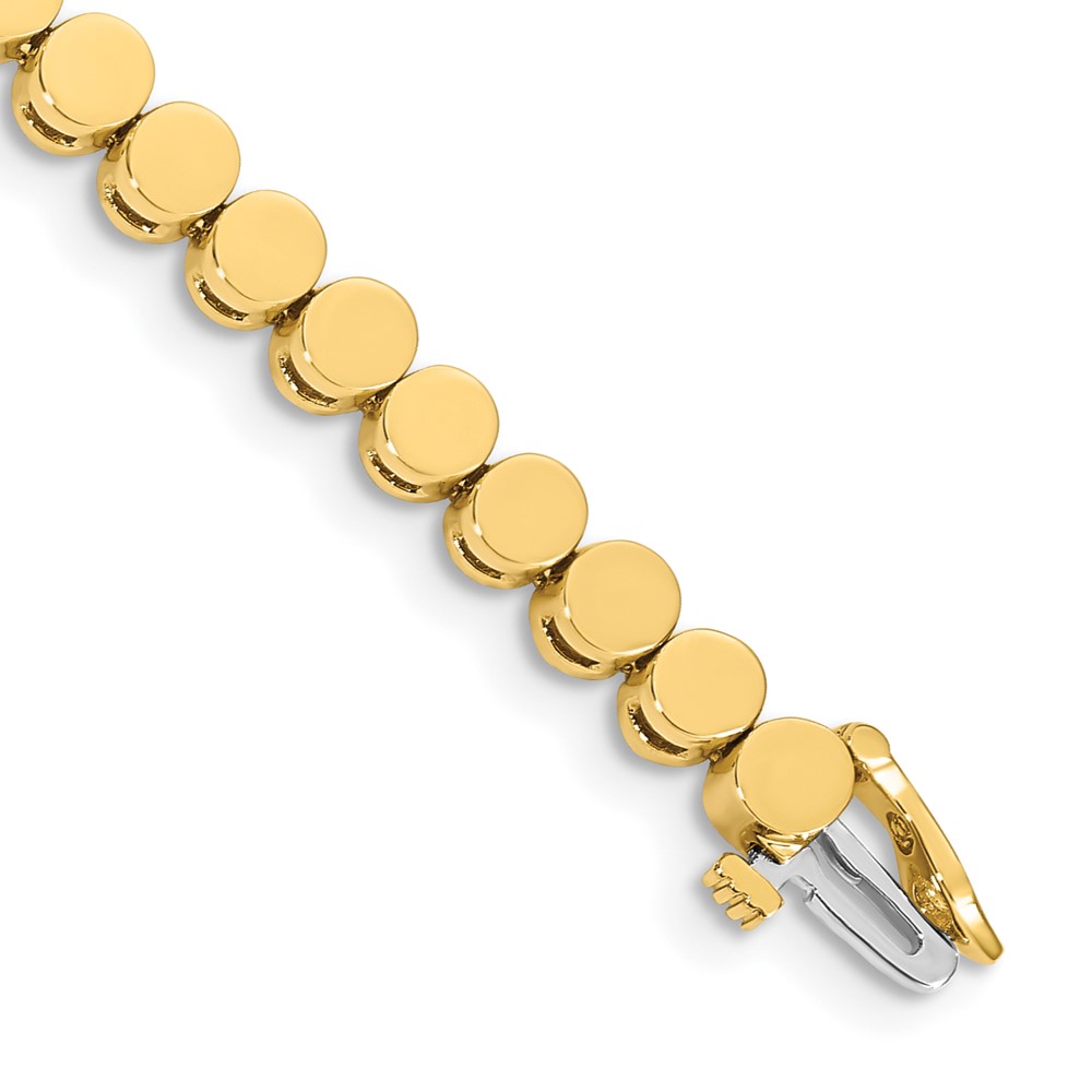 Picture of Finest Gold 14K Holds 39 Stones Up to 3 mm Add-a-Diamond Bracelet