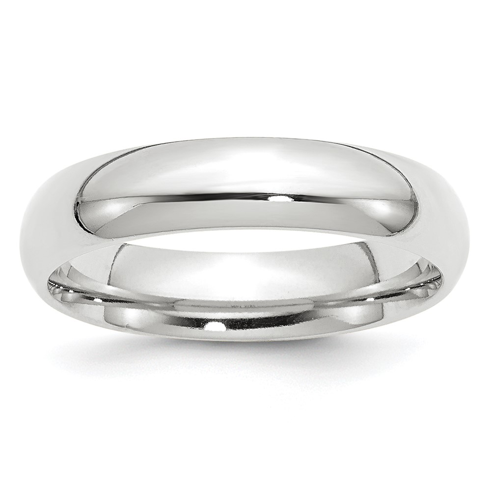 Picture of Finest Gold 5 mm Platinum Comfort-Fit Wedding Band - Size 7.5