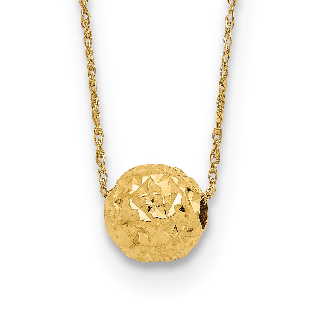 Picture of Finest Gold 14K Bead Necklace