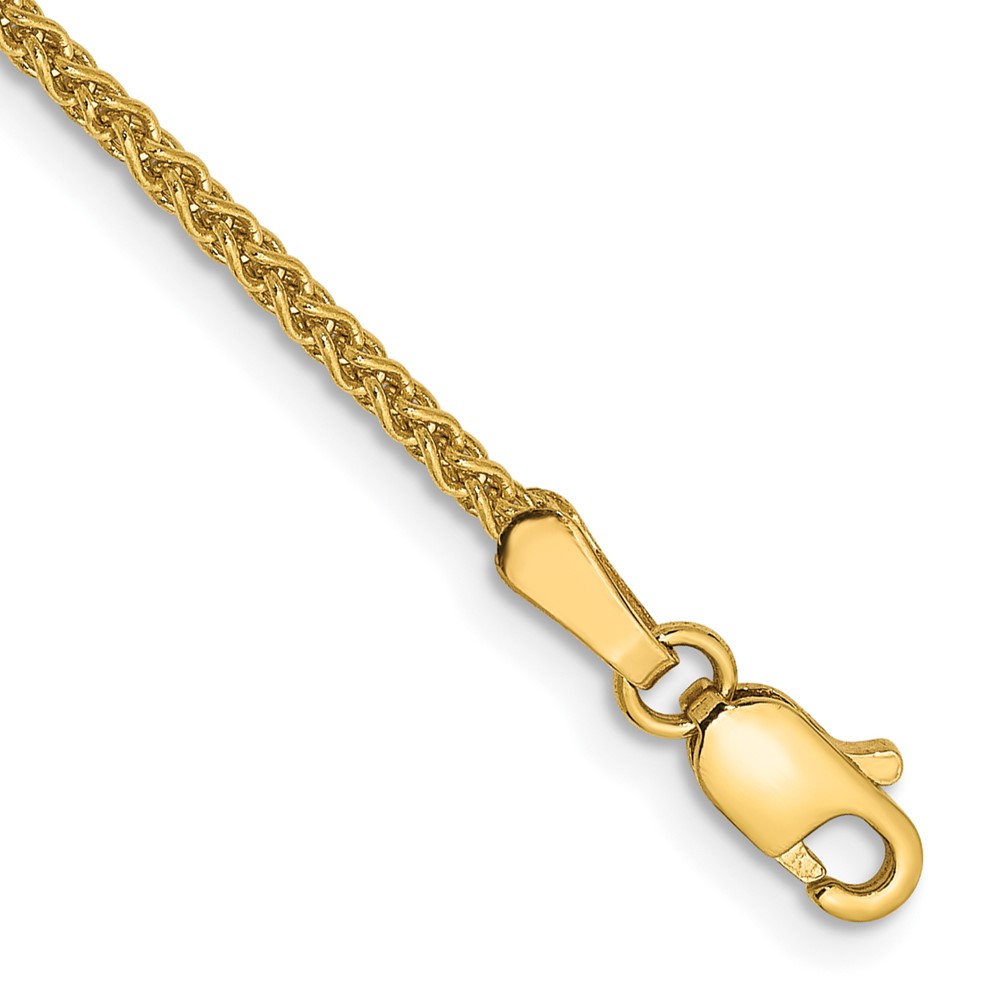 Picture of Finest Gold 1.7 mm 14K Spiga Chain Bracelet&#44; Yellow