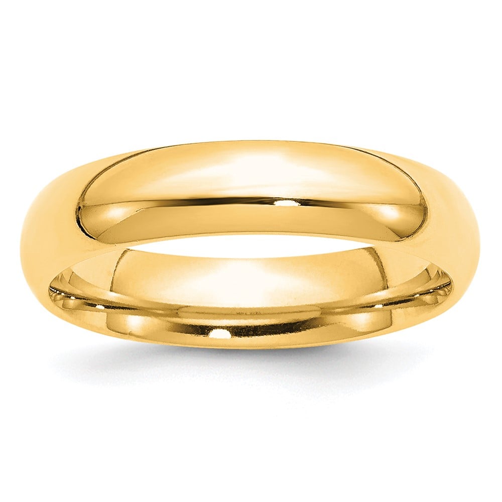 Picture of Finest Gold 10K 5 mm Yellow Gold Standard Comfort Fit Band - Size 8.5