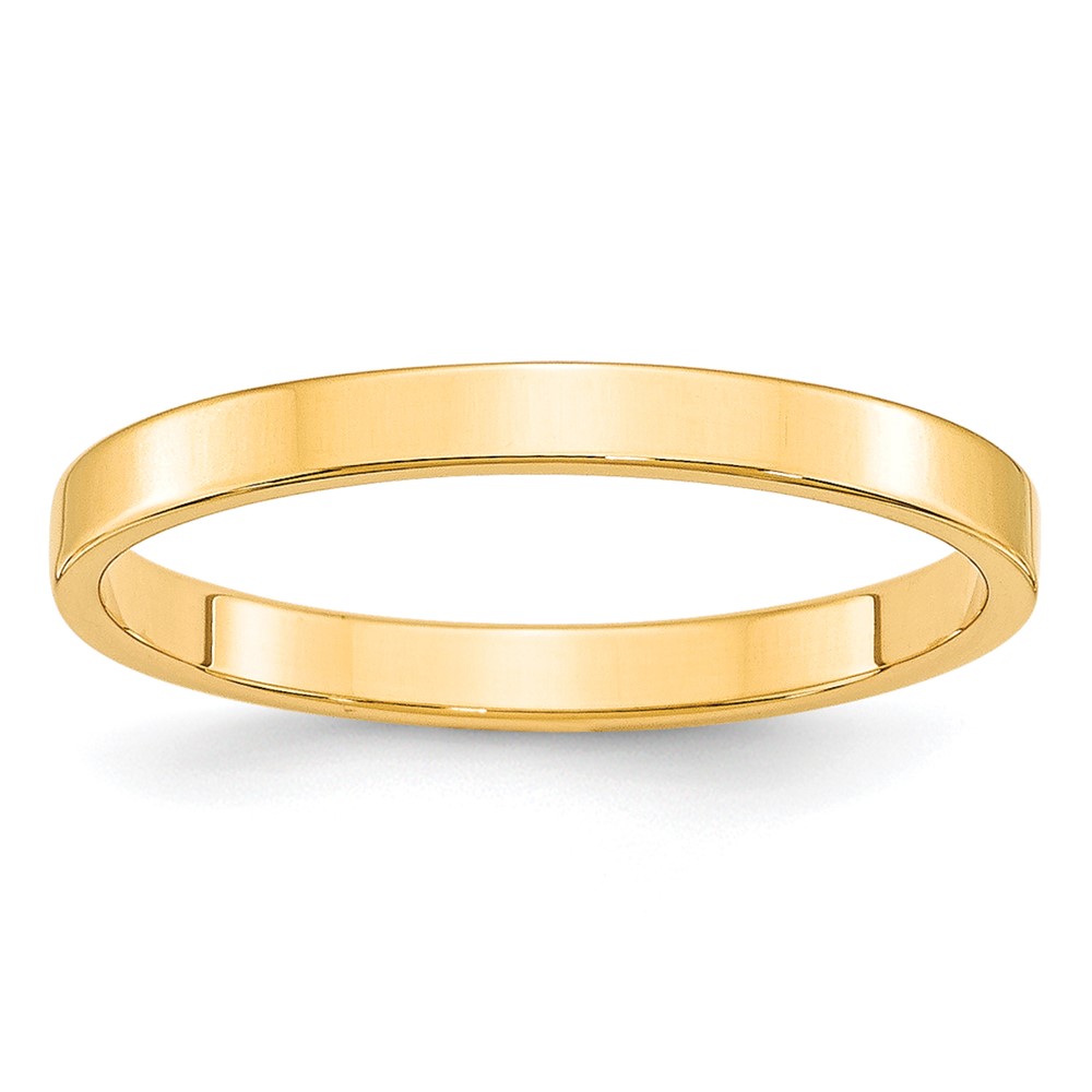 Picture of Finest Gold 10KY 2.5 mm LTW Flat Band - Size 5.5