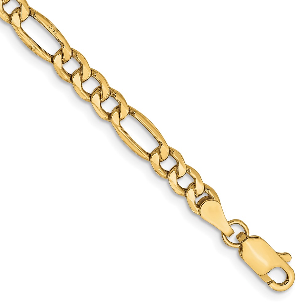 Gold Classics(tm) 10kt. Yellow Gold Figaro Chain Bracelet -  Fine Jewelry Collections, 10BC94-8
