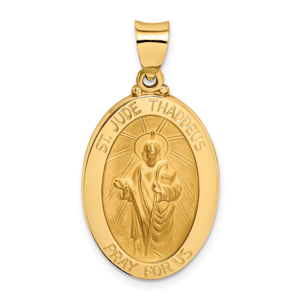 Gold Classics(tm) 14kt. Gold St. Jude Thaddeus Medal -  Fine Jewelry Collections, XR1351