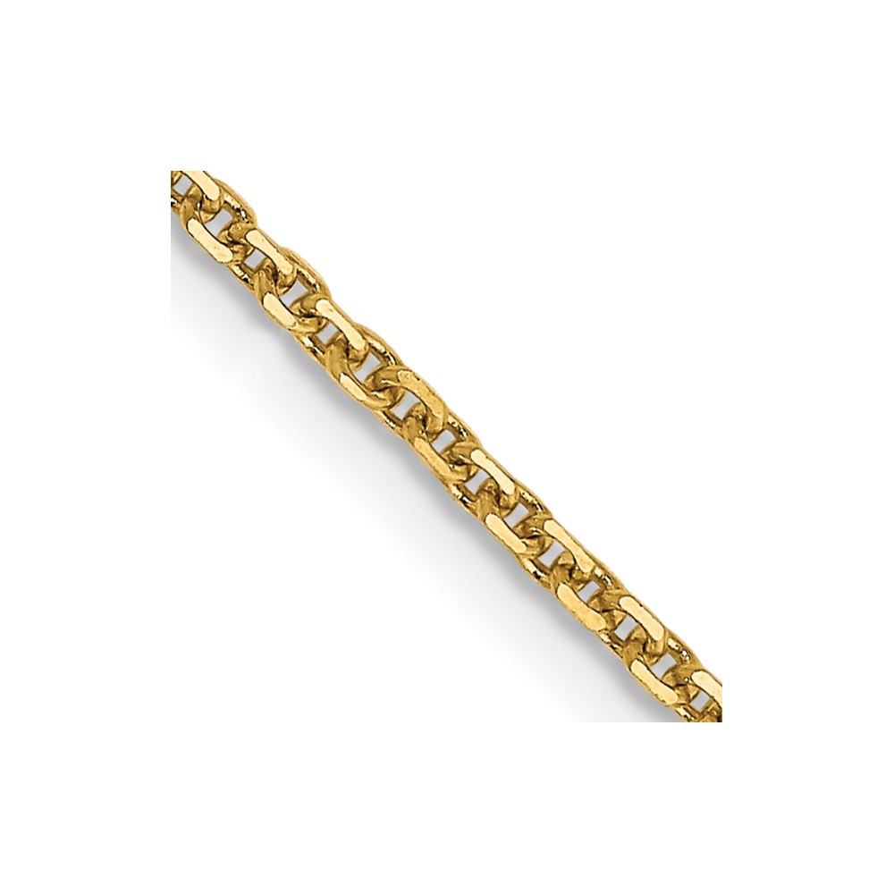 Picture of Finest Gold 16 in. 1.45 mm 10K Diamond-Cut Cable Chain