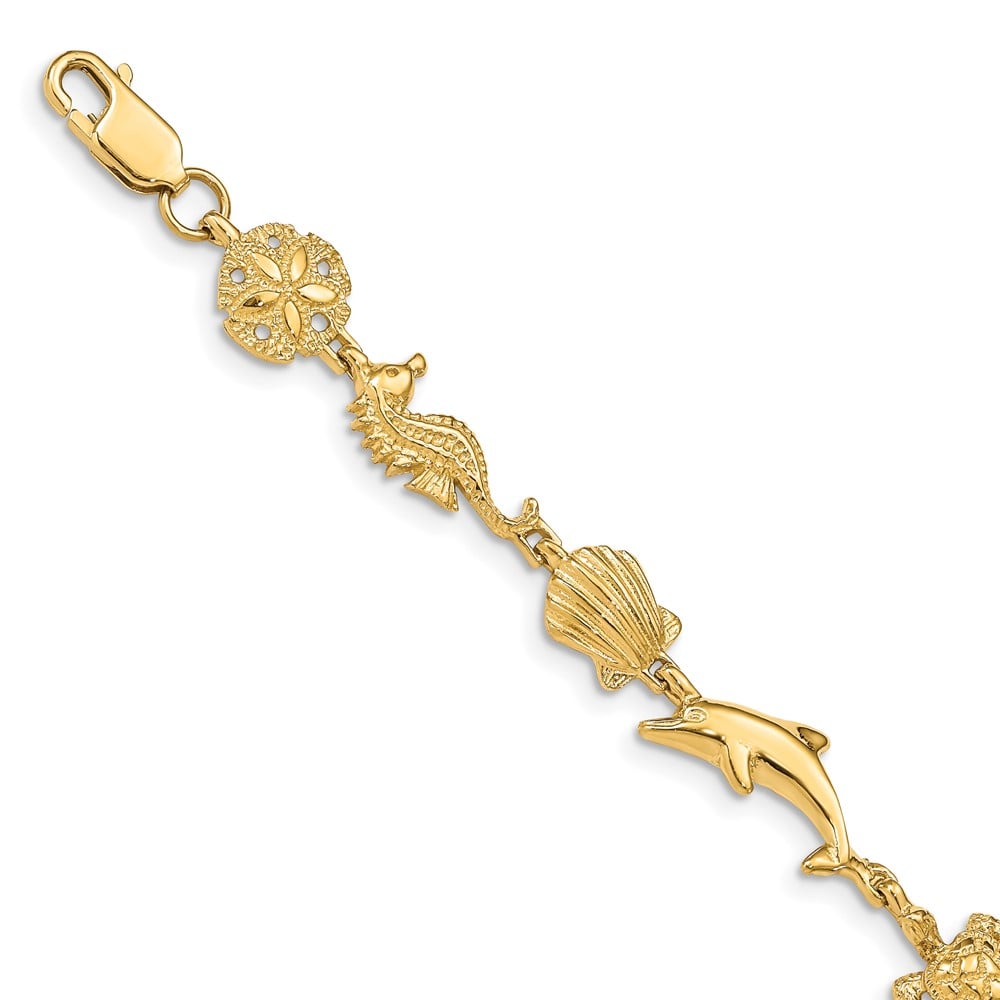 Picture of Finest Gold 14K Sea Life Bracelet