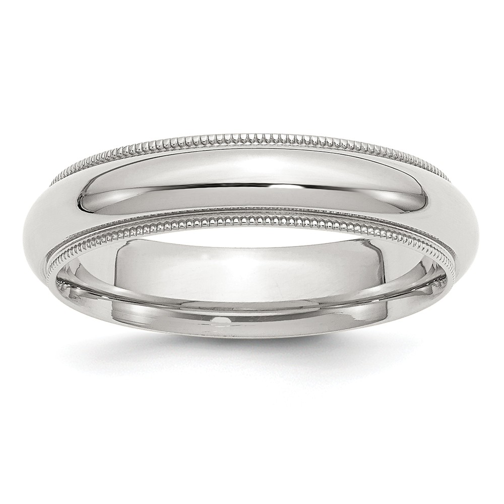 Picture of Bridal QCFM050-5.5 5 mm Sterling Silver Milgrain Comfort Fit Band&#44; Size 5.5