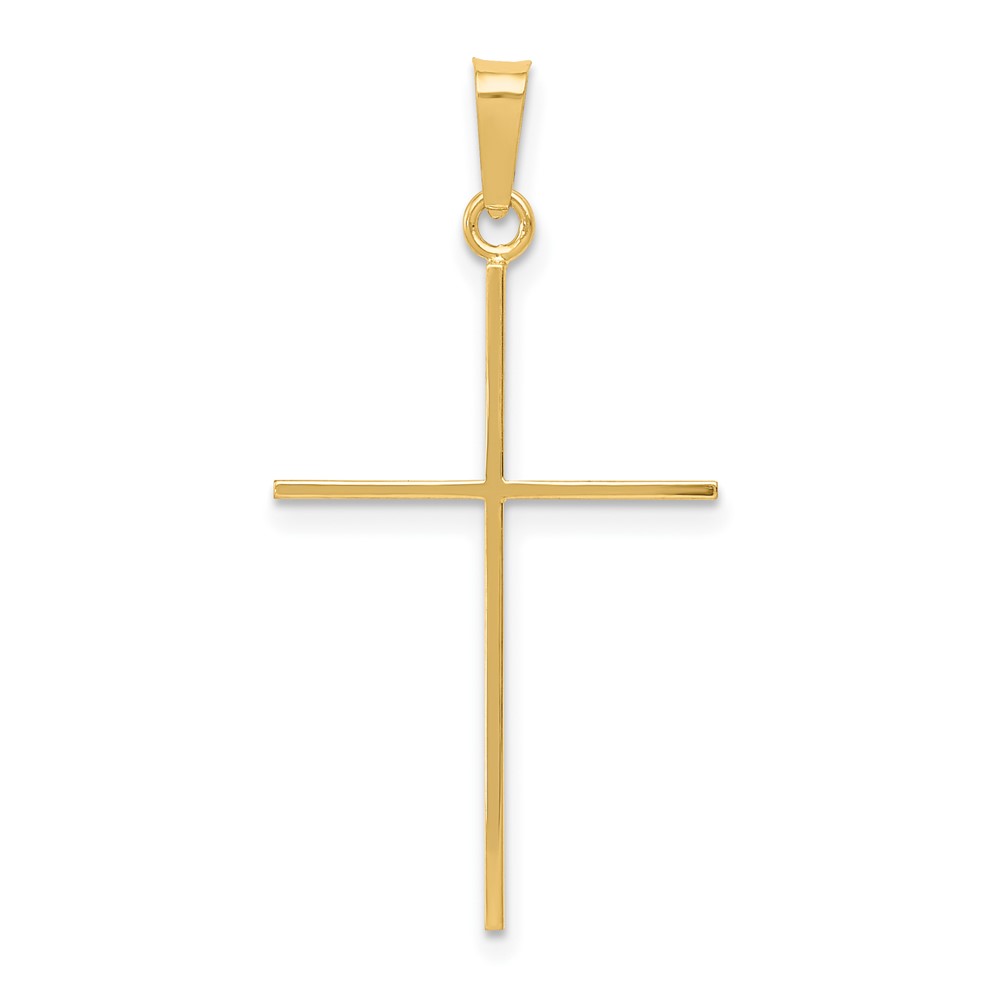 Picture of Finest Gold 14k Yellow Gold Cross Pendant
