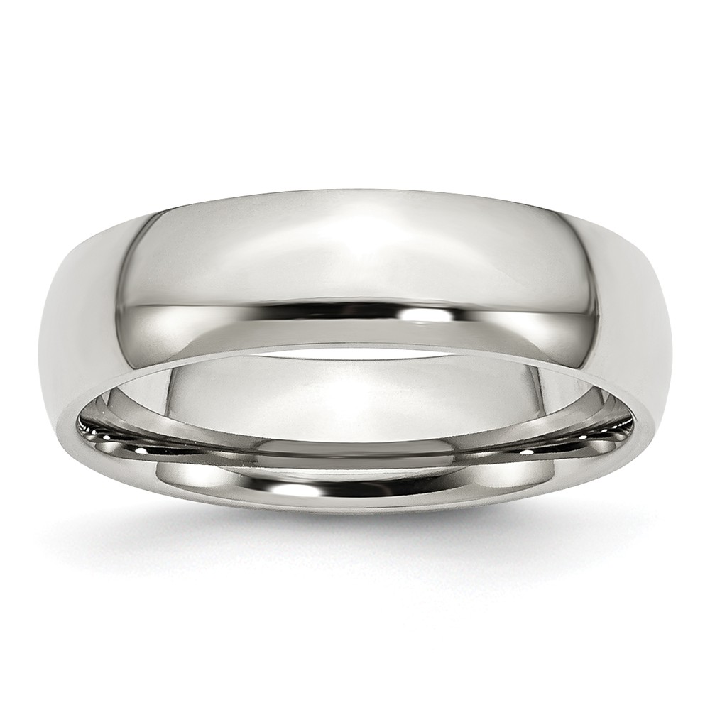 Picture of Bridal SR21-12 6 mm Stainless Steel Polished Band&#44; Size 12