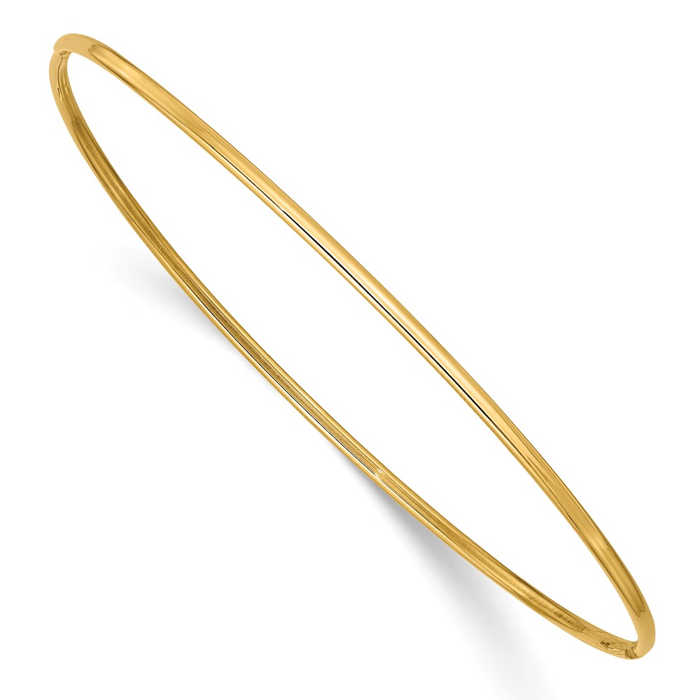Gold Classics(tm) 14kt. Gold 1.5mm Polished Slip-On Bangle Bracelet -  Fine Jewelry Collections, DB538