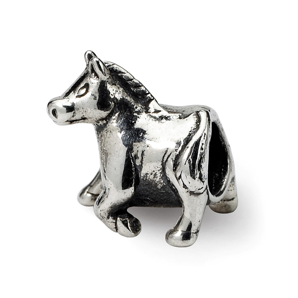 Picture of Reflection Beads QRS1199 Sterling Silver Horse Bead