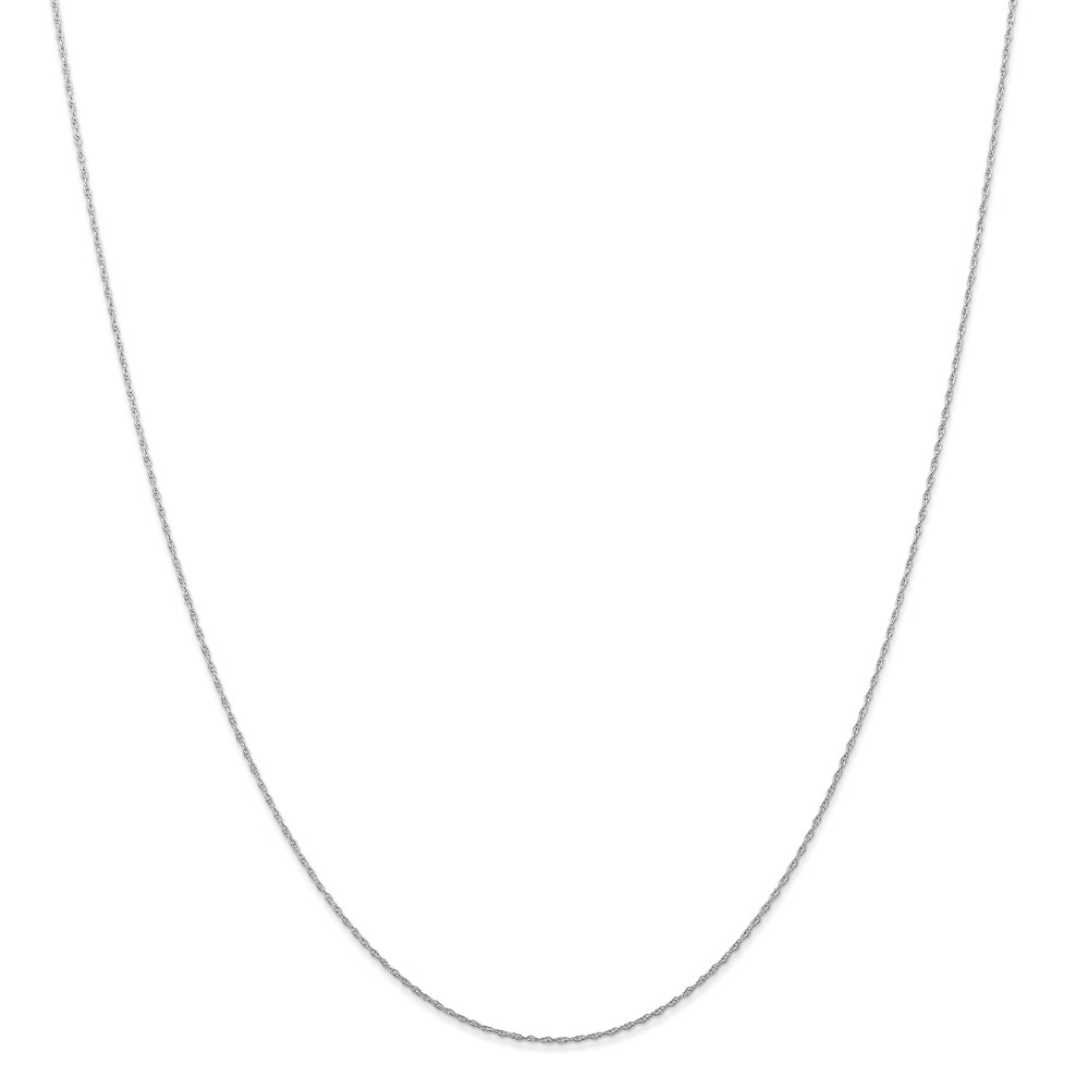 Picture of Finest Gold 0.5 mm x 18 in. 14K White Gold Cable Rope Chain