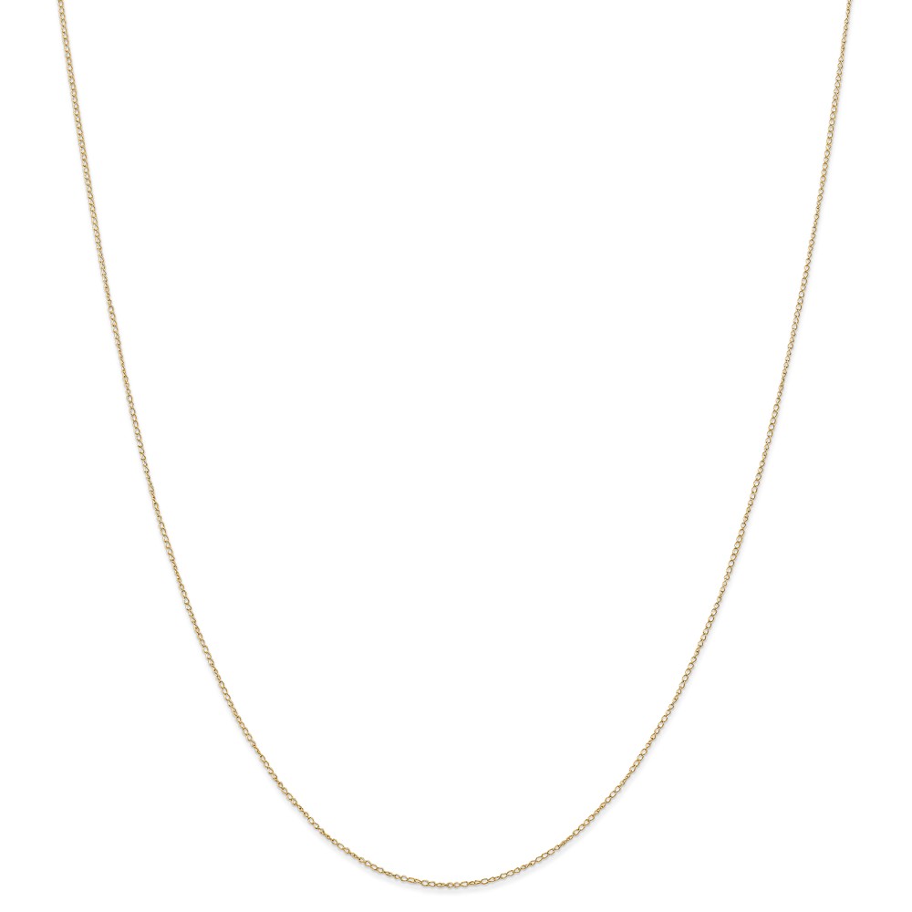 Picture of Finest Gold 0.42 mm x 18 in. 14K Yellow Gold Carded Curb Chain